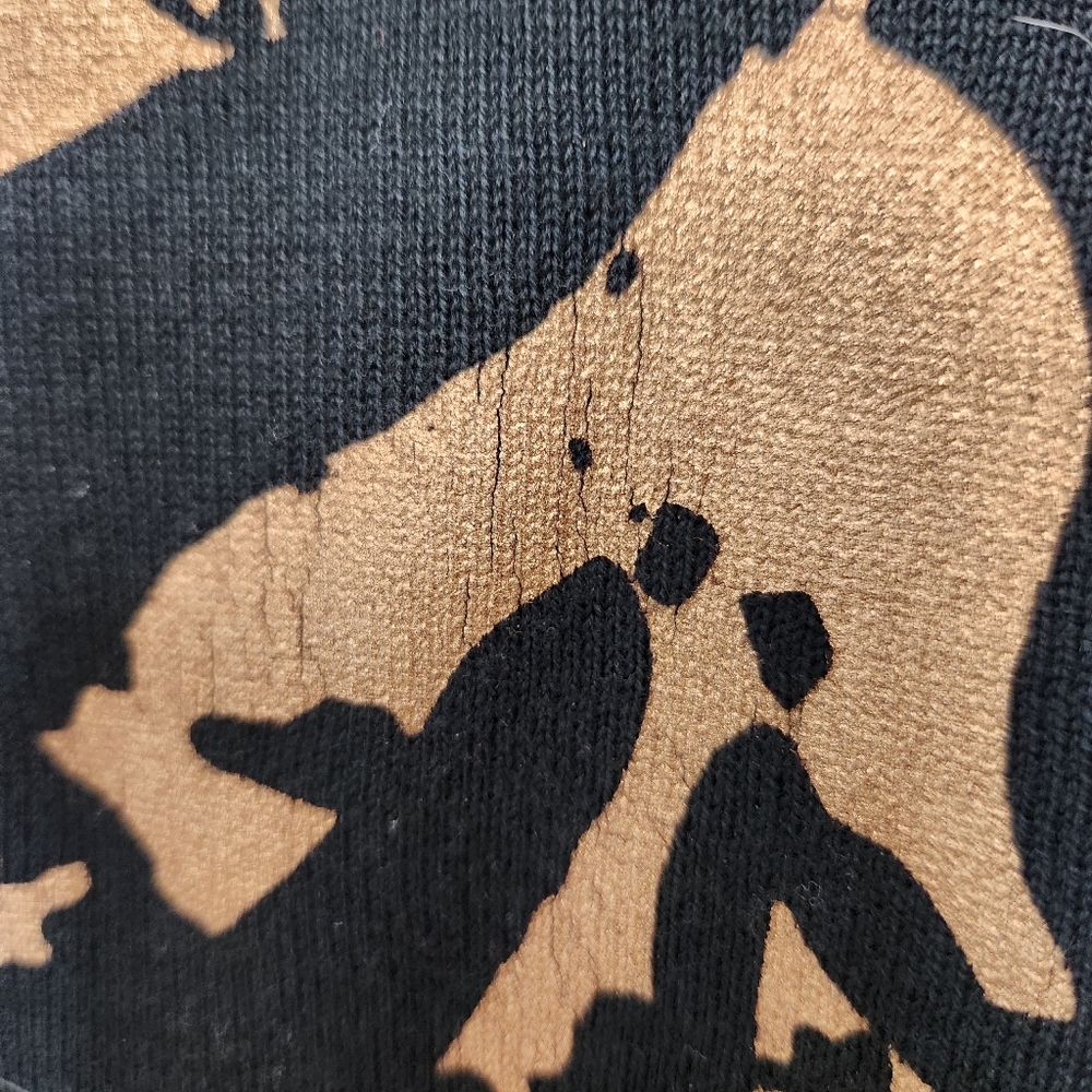 Ed Hardy x Christian Audigier Knit Mini Dress Tiger Head Animal Small Rhinestone - Picture 3 of 8